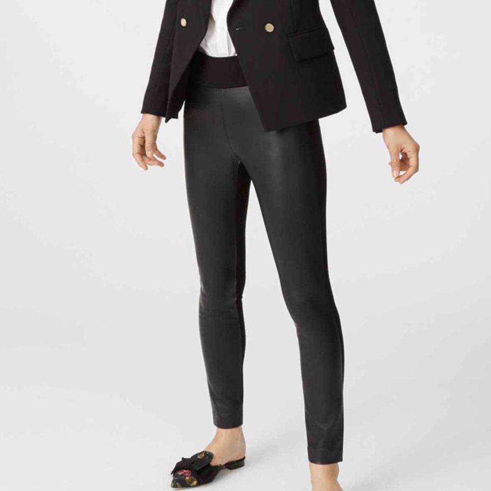 Club Monaco Leather Leggings ☀️